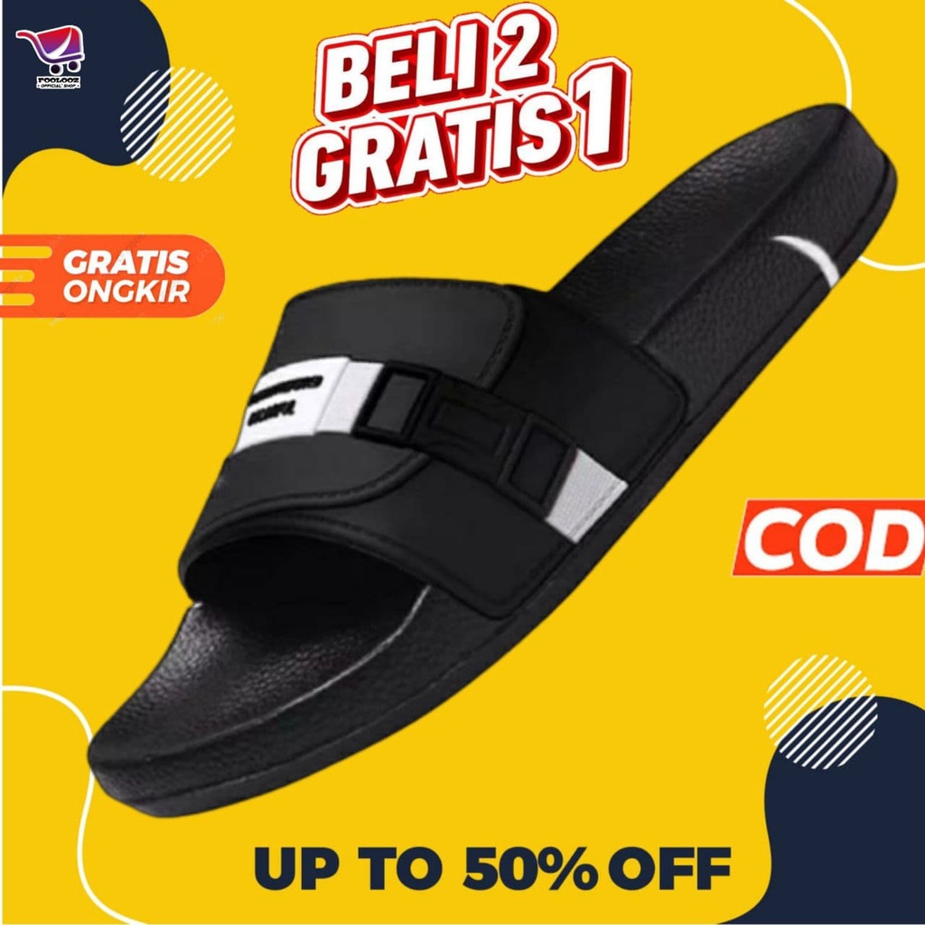 Sandal Pria Slide Original Sendal Slop Karet Pria Sendal Selop Karet Pria Sandal Slop Karet Pria San