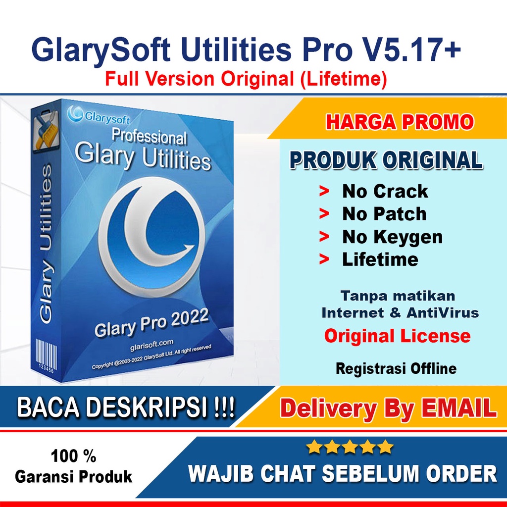 Lisensi GlarySoft Utilities V5.179 Terbaru 2022 Untuk 1PC Original Lifetime