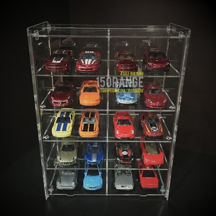 Rak Diecast Hotwheels - Rak Display Diecast - Diecast Organizer Rak Diecast Hotwheels Tomica Bahan