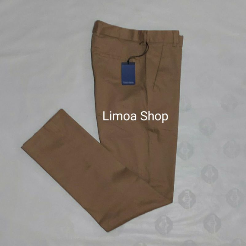 Celana Chino STANLEY ADAMS Khaki Slimfit Bahan Stretch / Melar  SA 22