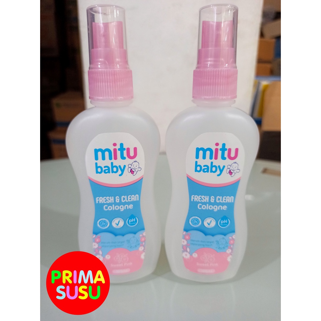 Mitu Baby Fresh &amp; Clean Cologne Sweet Pink 100 ML
