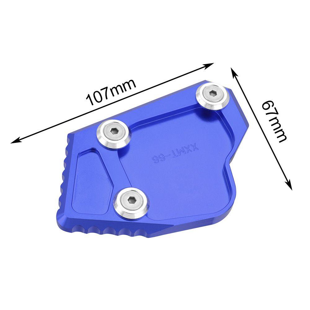 Populer Kaki Ekstensi Pad Pembesar Suku Cadang Motor Side Stand Foot Support Side Kick Stand Untuk BMW K1600GT K1600GTL 11-15