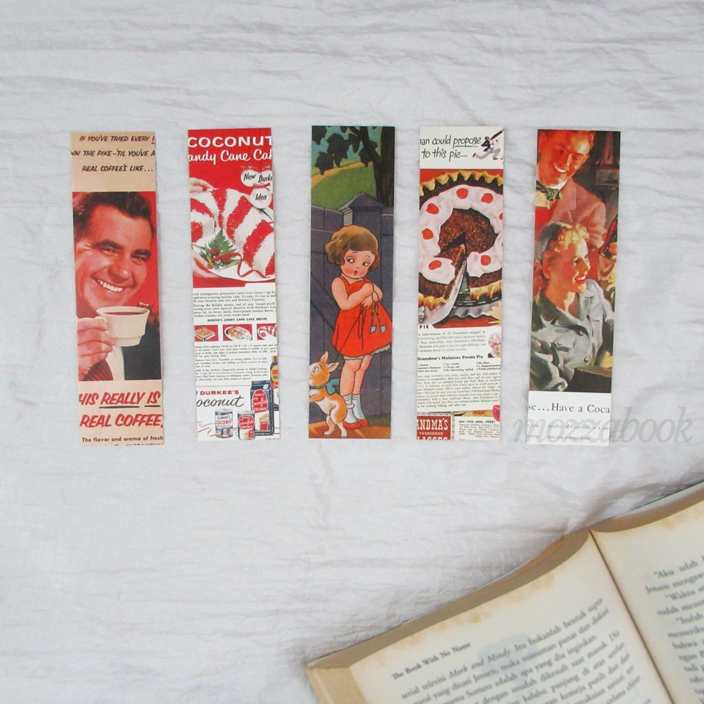 

Bookmark-Bookmarks-Pembatas Buku-Retro Impression 1