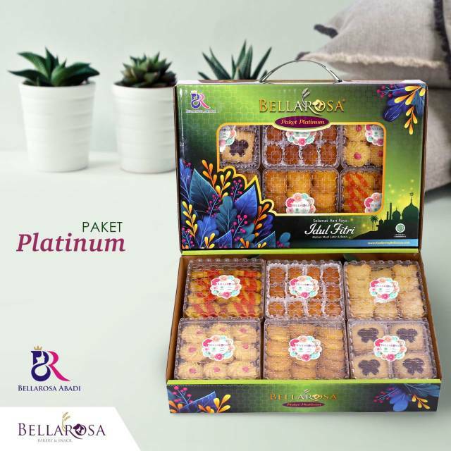 

Bellarosa Paket Platinum - Bingkisan lebaran - Kue lebaran 2020