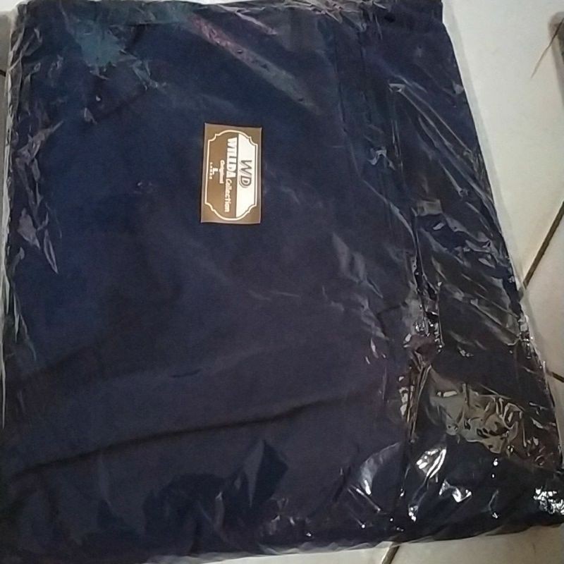 size L MARYAM WILLDA COLLECTION JILBAB KHIMAR KERUDUNG wilda BERGO-Navy