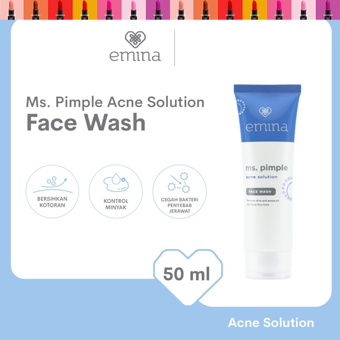 Emina Ms. Pimple Series | SPOT Gel Face Wash Moisturizing Gel Toner Acne Solution ✰ ascocobeauty ✰