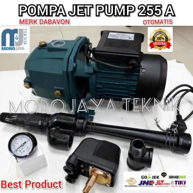 Mesin Pompa Air Jet Pump Otomatis Dabavon Jdb.3 255 Tanpa Tabung