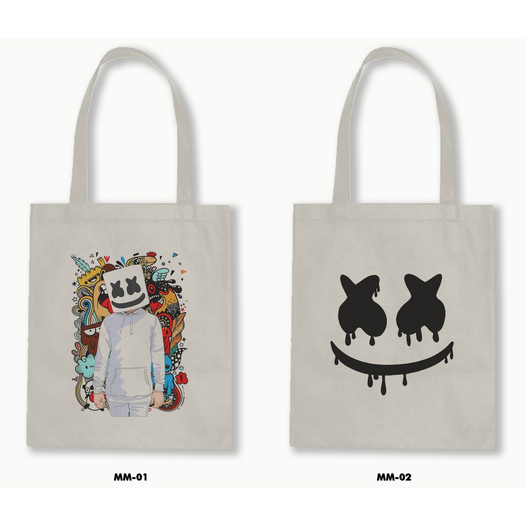 TOTE BAG BLACU - MARSHMELLO