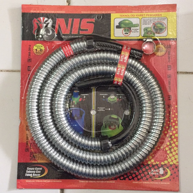 Selang kompor elpiji merk NIS