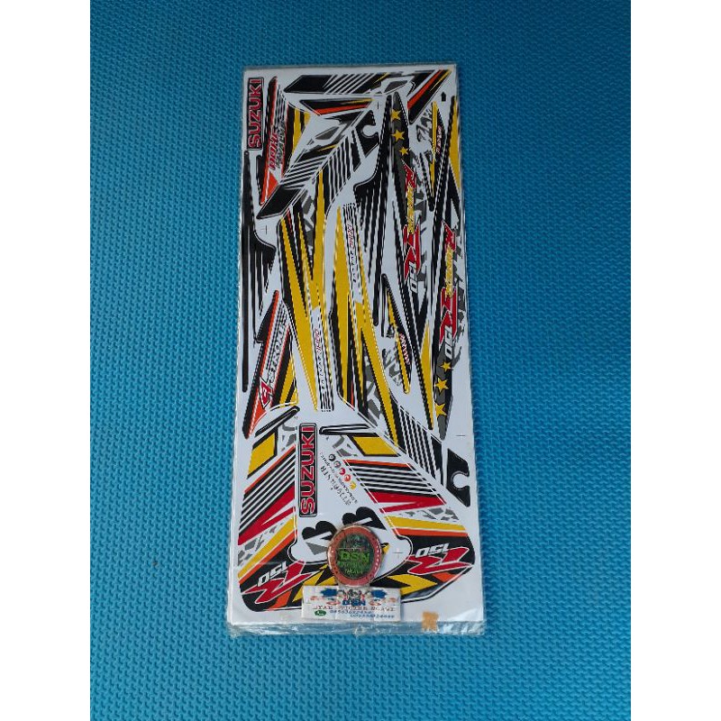 STRIPING STICKER VARIASI STIKER LES MOTOR SATRIA FU BARONG RAIDER