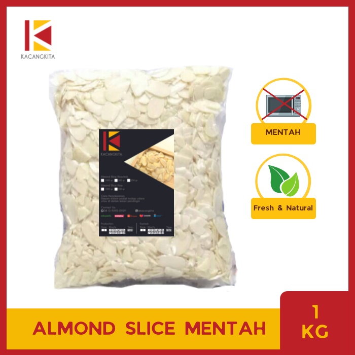 

Slice Almond Premium Blue Diamond 1kg