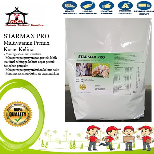 Multivitamin Premix Kelinci Starmax Pro