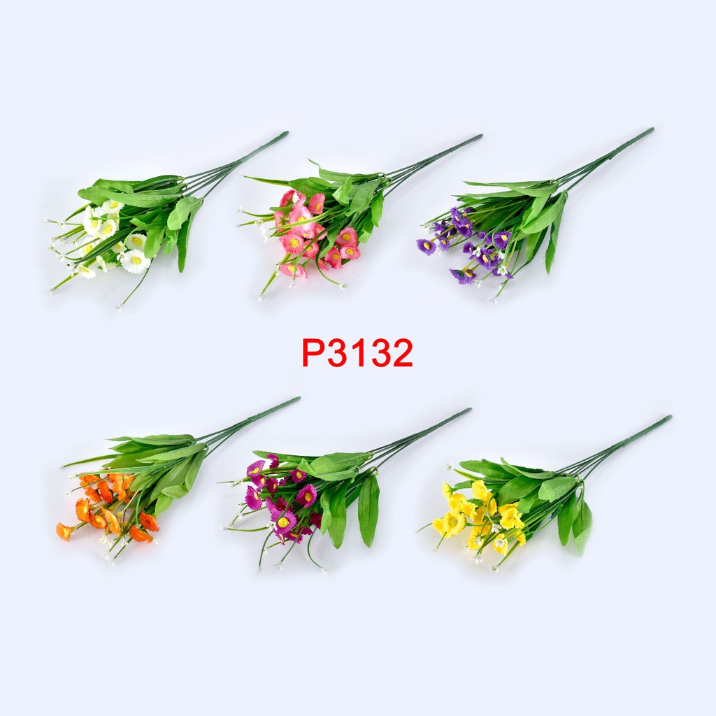 COD / SM.ID BUNGA BUKET BUNGA ARTIFICIAL ROSE BUNGA PALSU IMPORT DEKORASI RUMAH / PESTA P3132-6