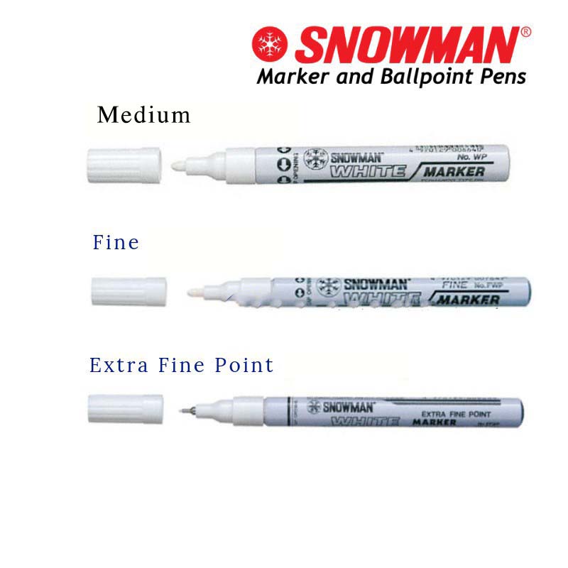 SNOWMAN MARKER SPIDOL WARNA