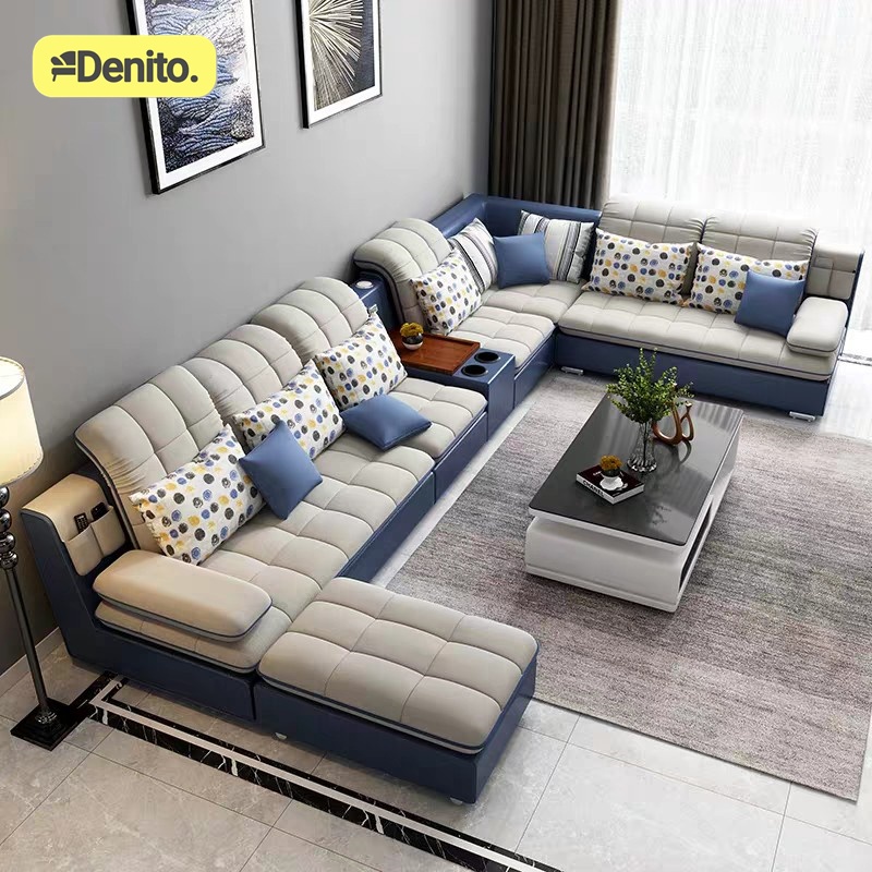 Sofa Minimalis Leter U Kursi Tamu Minimalis Ruang Tamu Besar