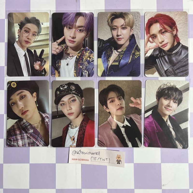 wts oddinary jewel case photocard stray kids bangchan lee know changbin hyunjin han felix seungmin i