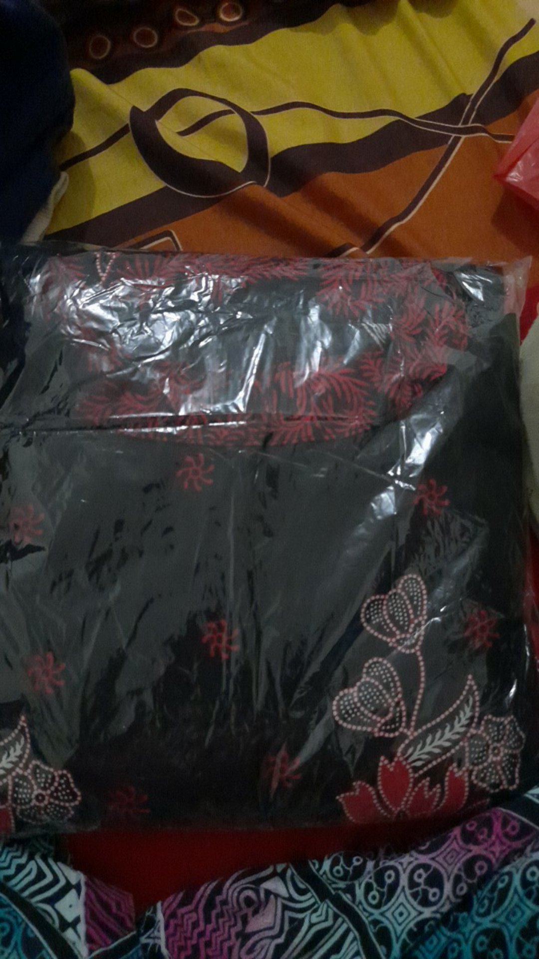 Batik Couple Keluarga Sania Ruffle Ori Ndoro Jowi Dnt Motif Sakura Merah Termurah Shopee