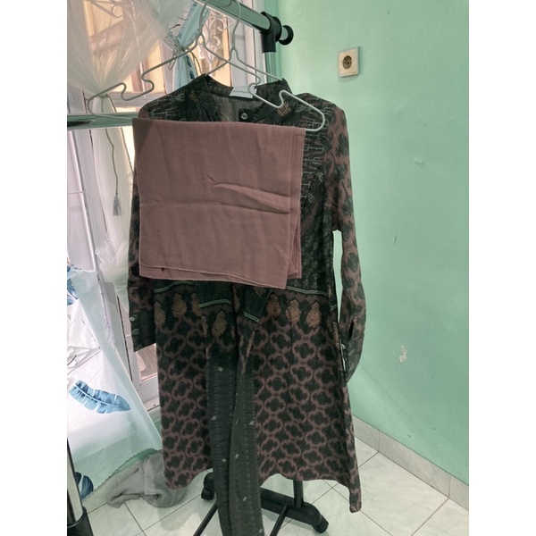 Preloved Sade Tunic Ria Miranda Free Jilbab Senada