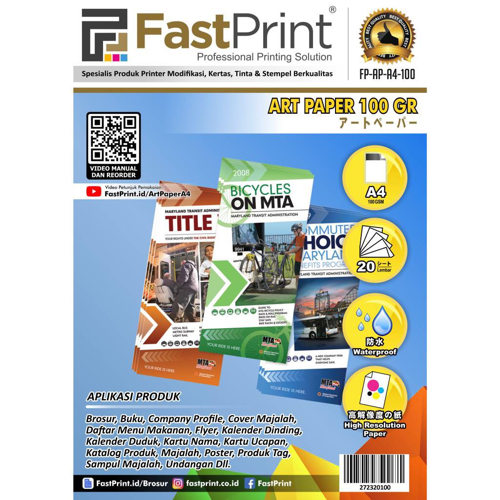 Cara Print Kertas Art Paper Di Epson