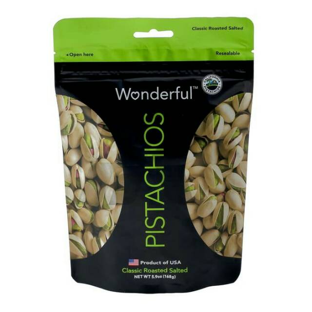 

Wonderfull-Classic Roasted Salted Pistachios-Kacang Import