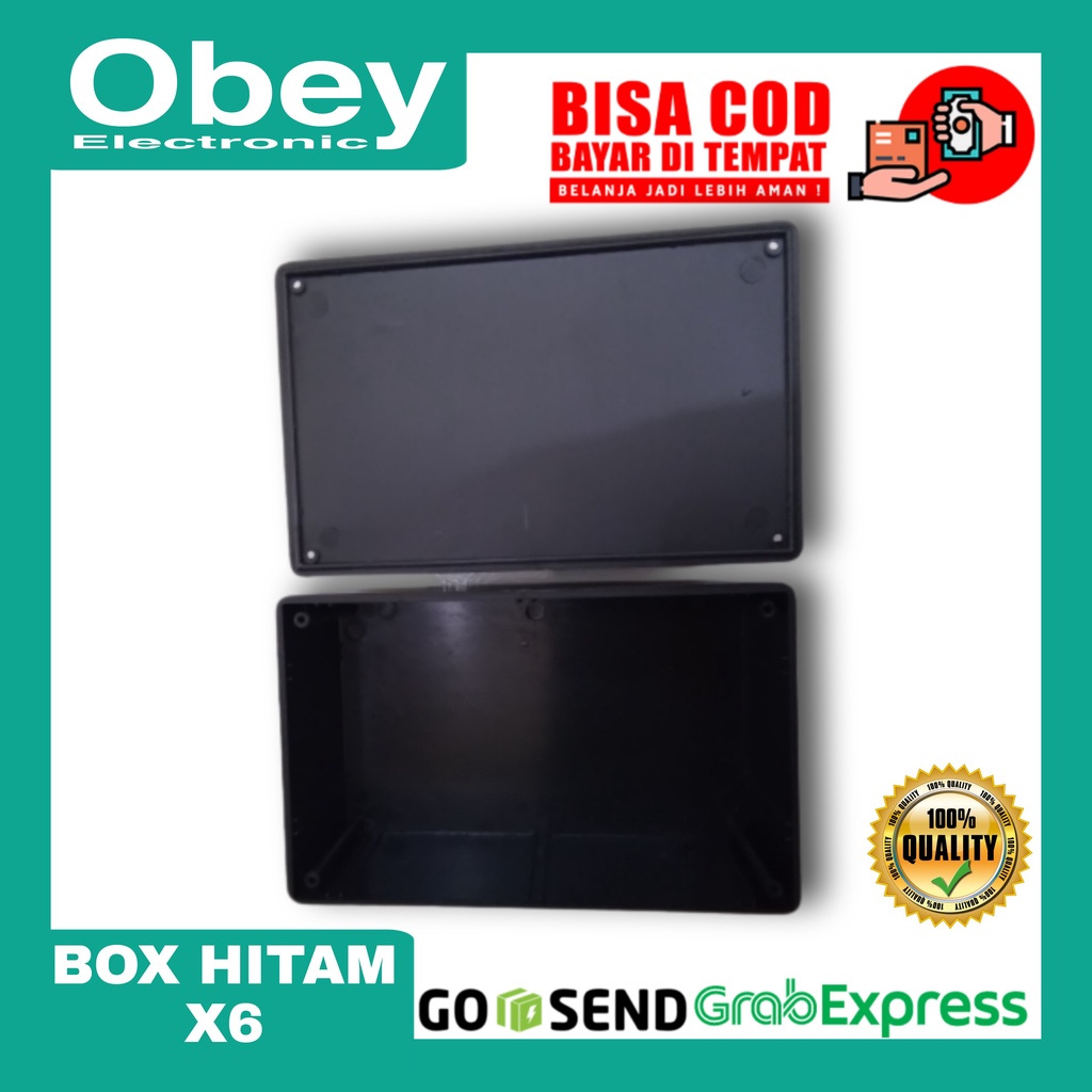 BOX HITAM X6 UK 18Cm X 11Cm