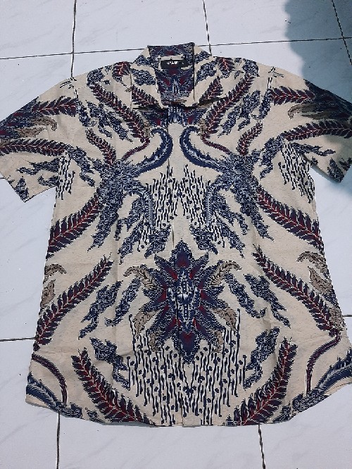 Maginot Kemeja Batik Pria Nandana-ss Lengan Pendek