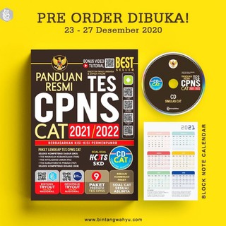 Ready Buku Cpns All New Panduan Resmi Tes Cpns Cat 2021 2022 Cd Shopee Indonesia