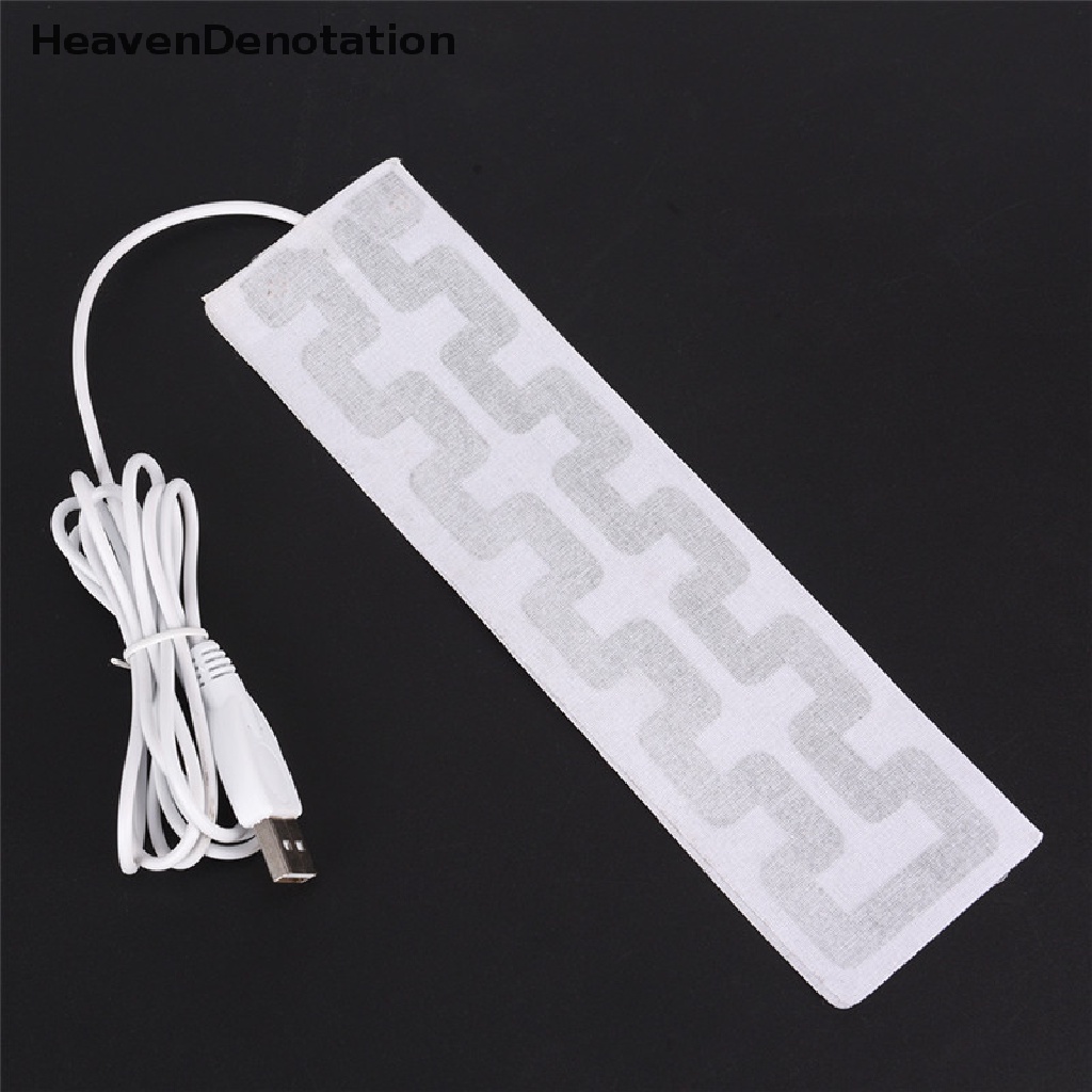 (Heavendenotation) 1pc Pad Penghangat Kaos Kaki / Tangan Elektrik 5v Dengan Kabel Usb Untuk Musim Dingin