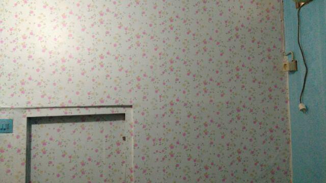 Grosir Murah -wallpaper Sticker Dinding Putih Bunga Mawar Pink Krem Berdaun 10 Meter