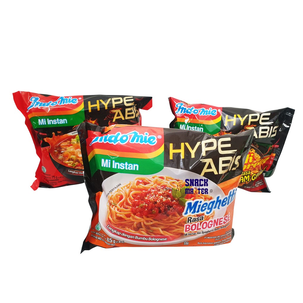 

Indomie Hype Abis - Migetthi Bolognese, Seblak Hot Jeletot, Ayam Geprek