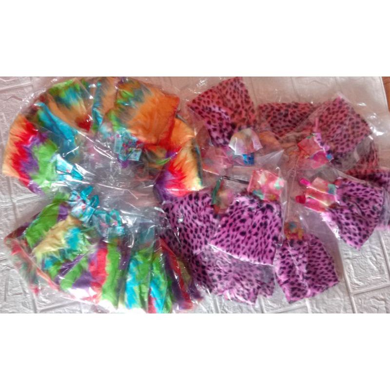 baju Barbie/baju bulu warna dan motif random