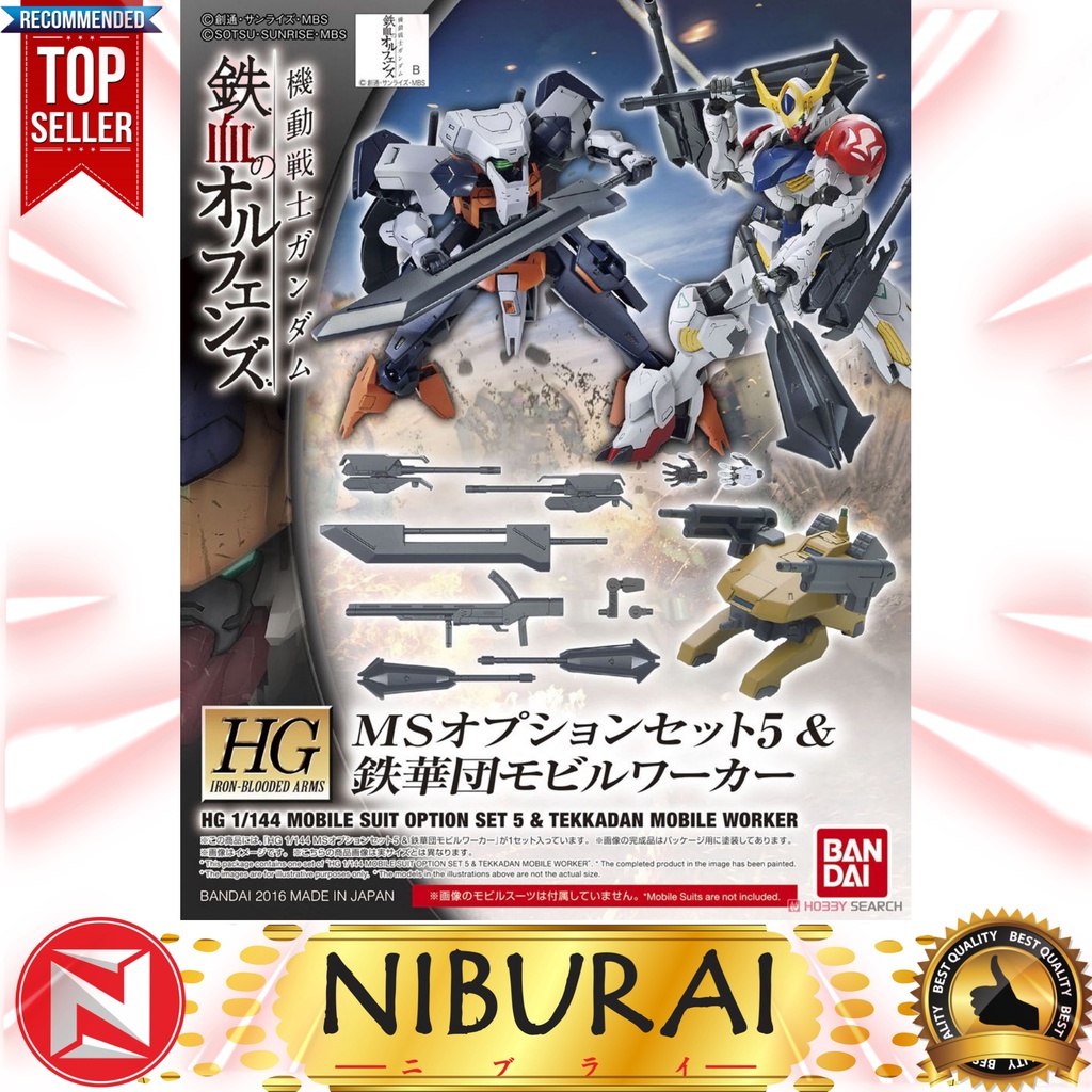 1/144 HG MS Option Set 5 & Tekkadan Mobile Worker