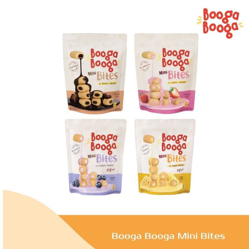 Booga Booga Mini Bites 80gr Snack Anak