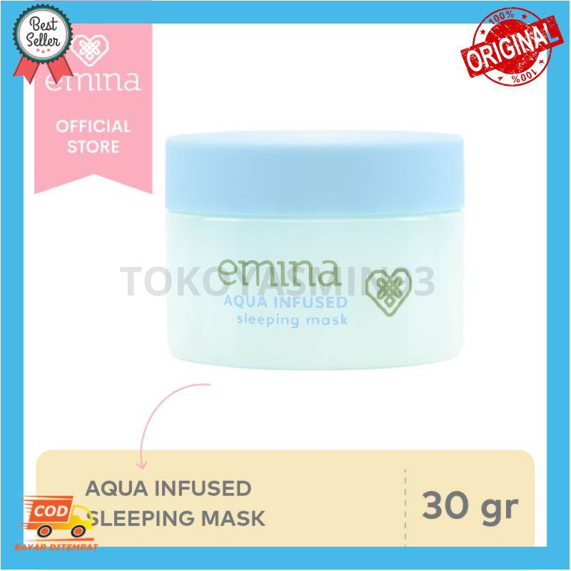 Emina Aqua Infused Sleeping Mask 30 gr Murah