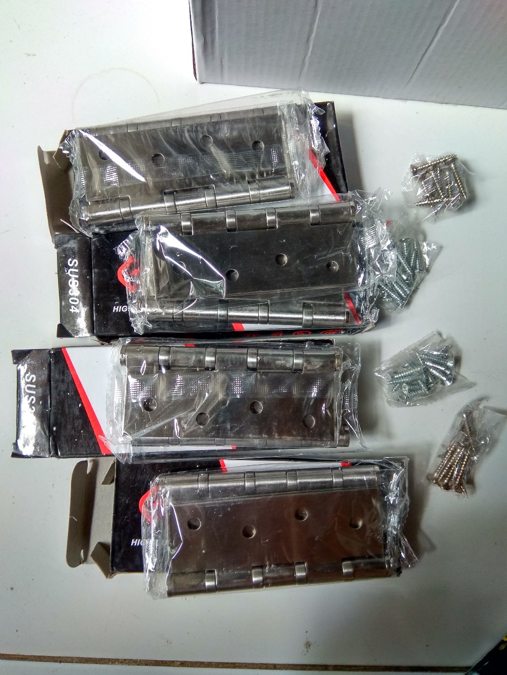 Engsel Pintu Dan Engsel Jendela 4incx3x2mm 4bb Dan 3incx2,5x2mm 2bb Stainless Stell Brilon