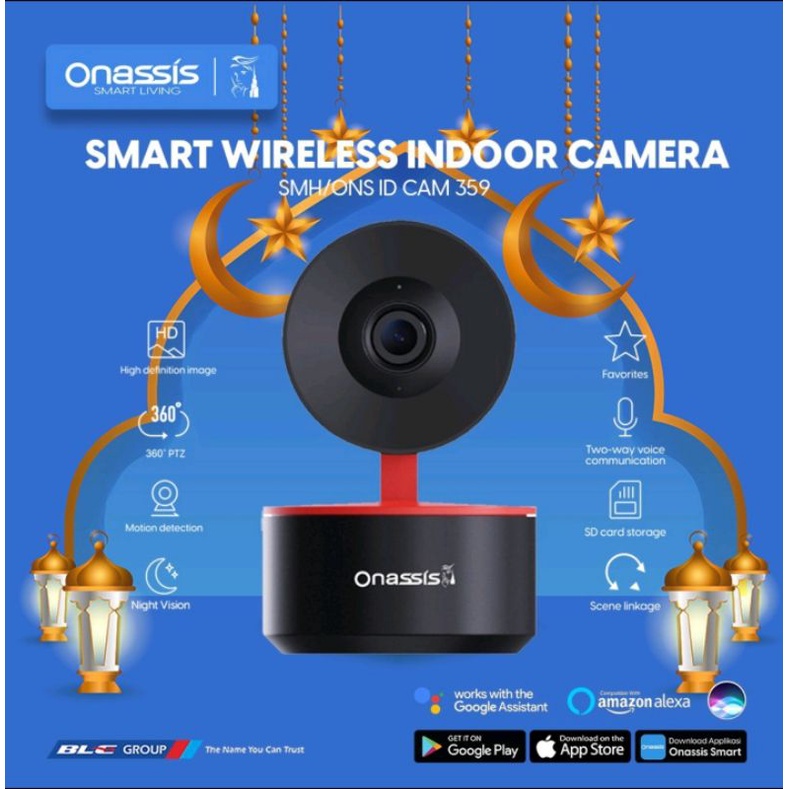 ONASSIS SMART INDOOR CAMERA 359 Kamera CCTV IP