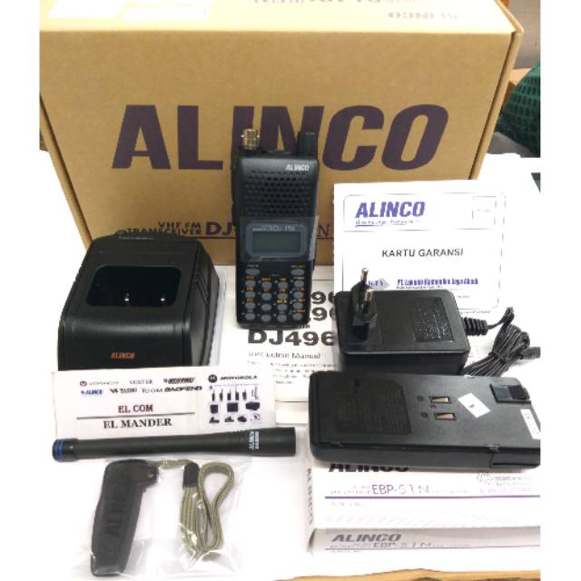 HT ALINCO DJ 196 VHF ORIGINAL - HT ALINCO DJ196 VHF GARANSI RESMI MURAH