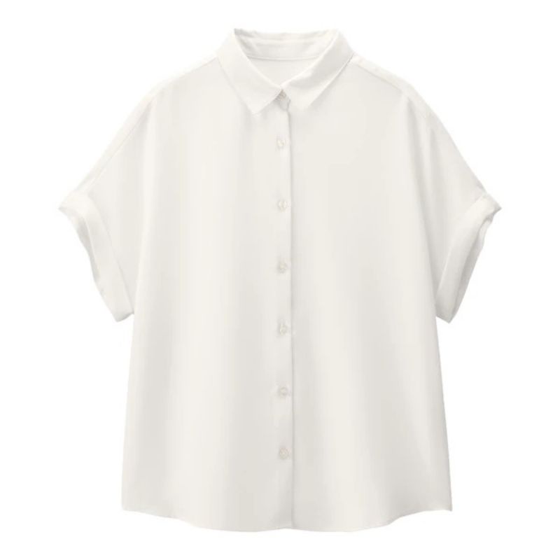 Kemeja Wanita GU* Uniqlo Airy Shirt Original Branded