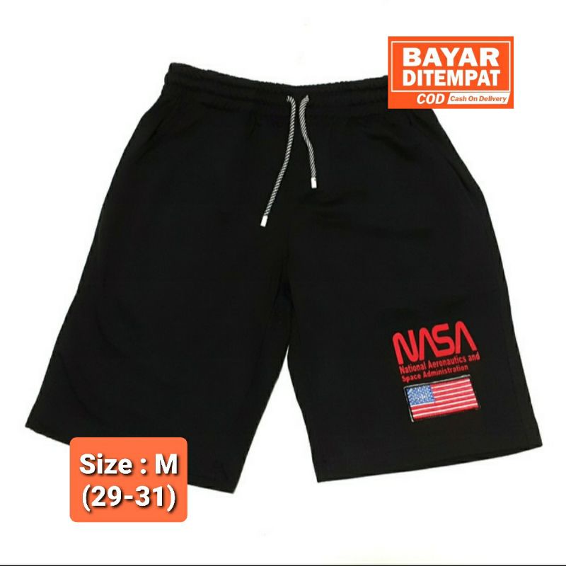 Celana Pendek H&M NASA Original Divided Celana HnM Jogging Training Running Sweatpants Outdoor