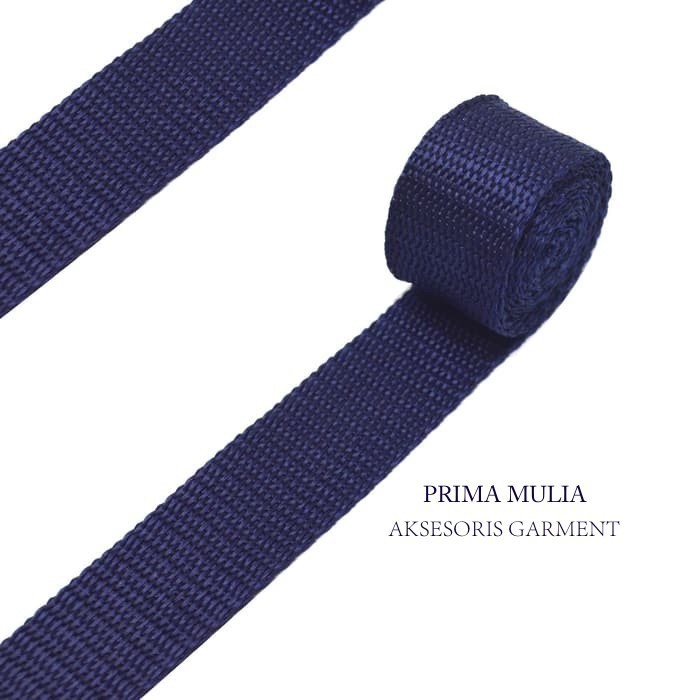 TALI WEBBING PELIPIT BISBAN / PITERBAN 2.5 Cm VARIAN WARNA- WB-25-CRM
