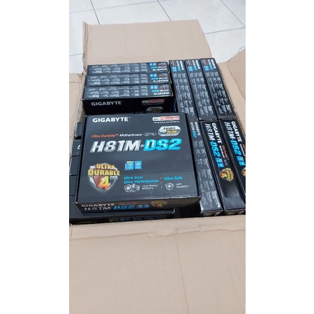 Mainboard Gigabyte GA-H81M-DS2(LGA1150,H81,DDR3,SATA3,USB3) RESMI