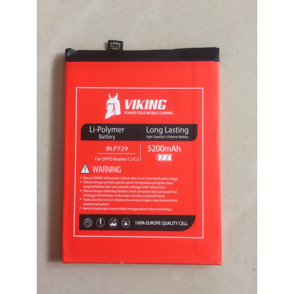 Baterai Viking Double Power Oppo Realme C3 - 5i - 5S - BLP729 BATERE