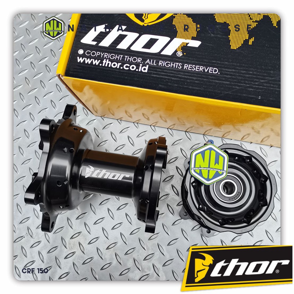 Tromol Set CRF 150 Depan Belakang CNC Forged 36H Thor