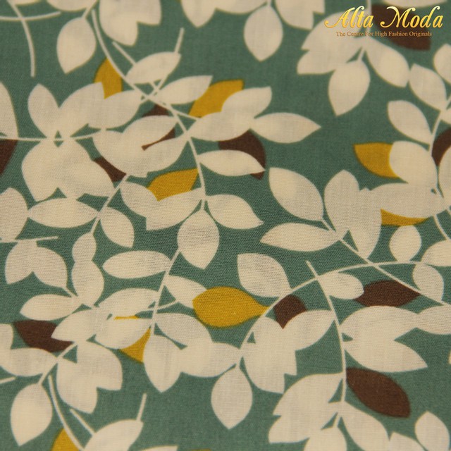 

Alta Moda Katun Hijau Motif Tangkai Daun (1M)