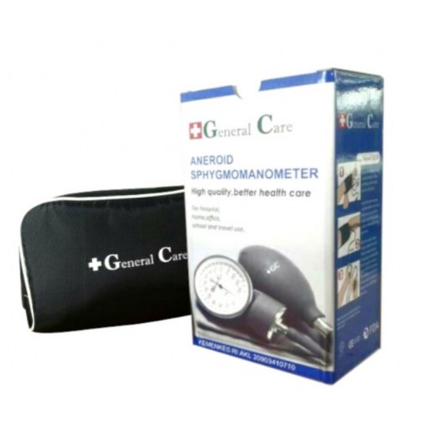 Tensimeter Aneroid Alat Tensi Darah Manual General Care Pengukur Tekanan Darah Non Digital
