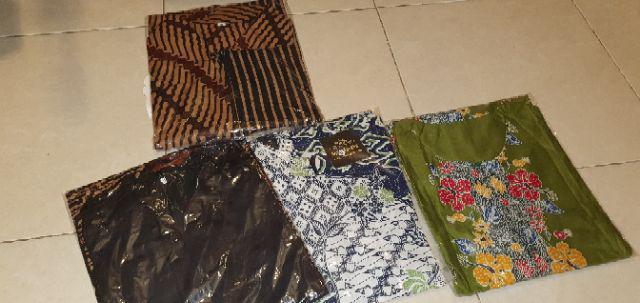 Bavc Batik Tunik Zipper Depan M L Xl Xxl