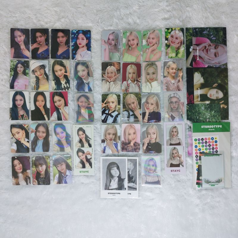 Stayc Stereotype Album Type A B Special Photocard SPC PC Isa J Sumin Yoon Seeun Sieun Celluver Chris