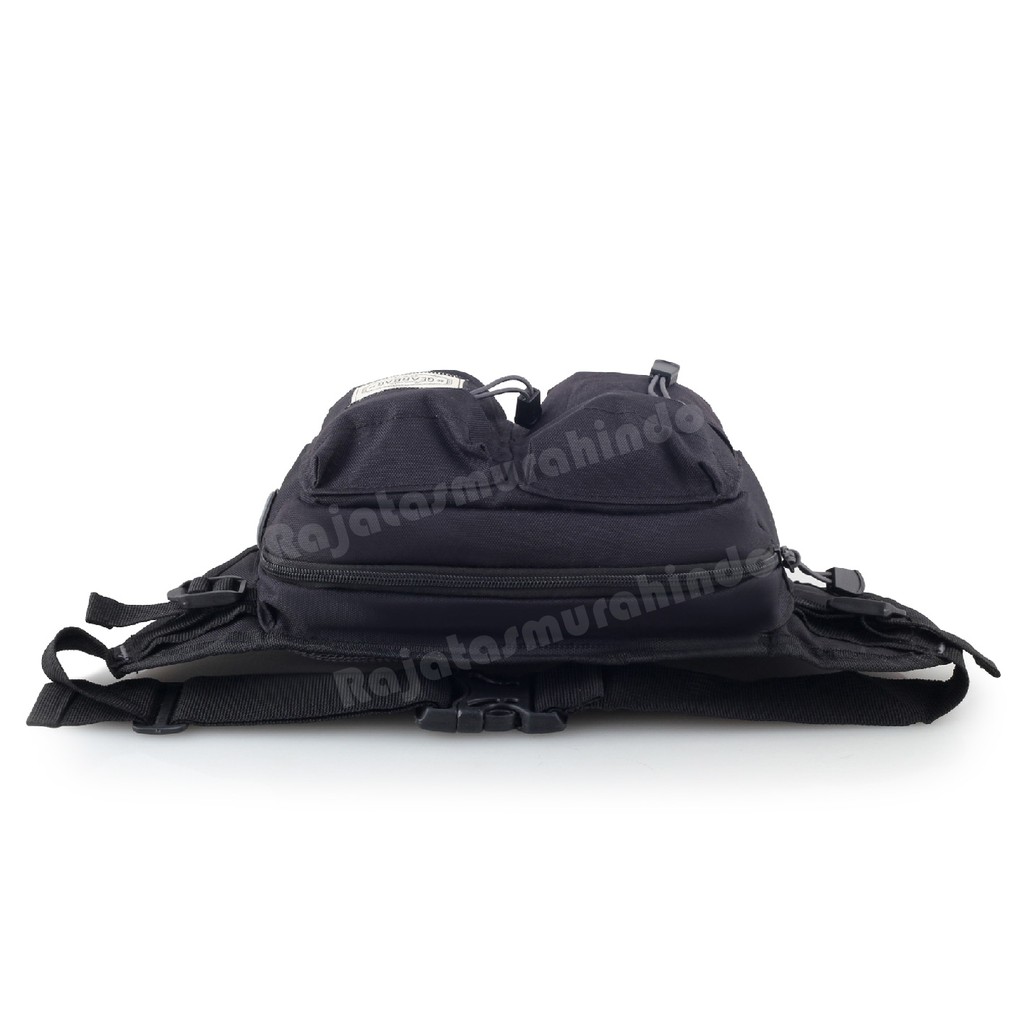 RTM - Gear Bag Authentic TWO POCKET Waistbag WITH EARPHONE HOLE -13081