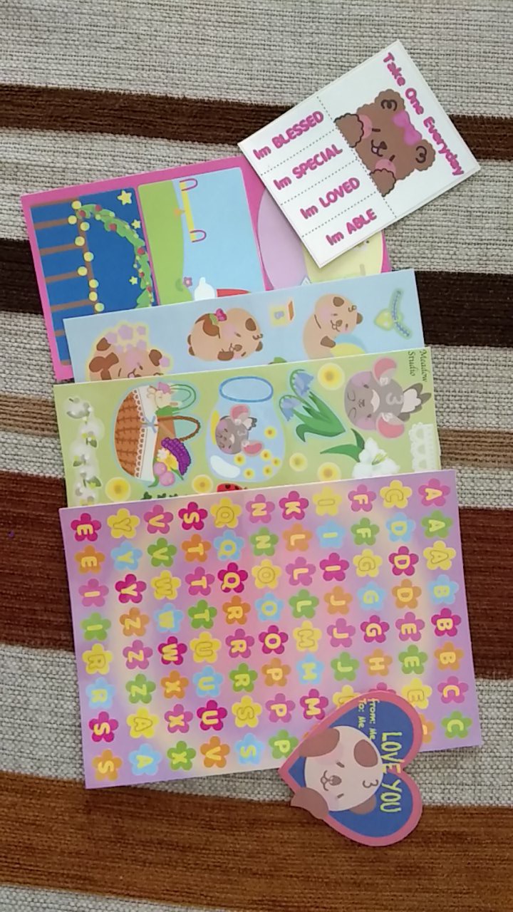 Flower Bed Alphabet Stickers