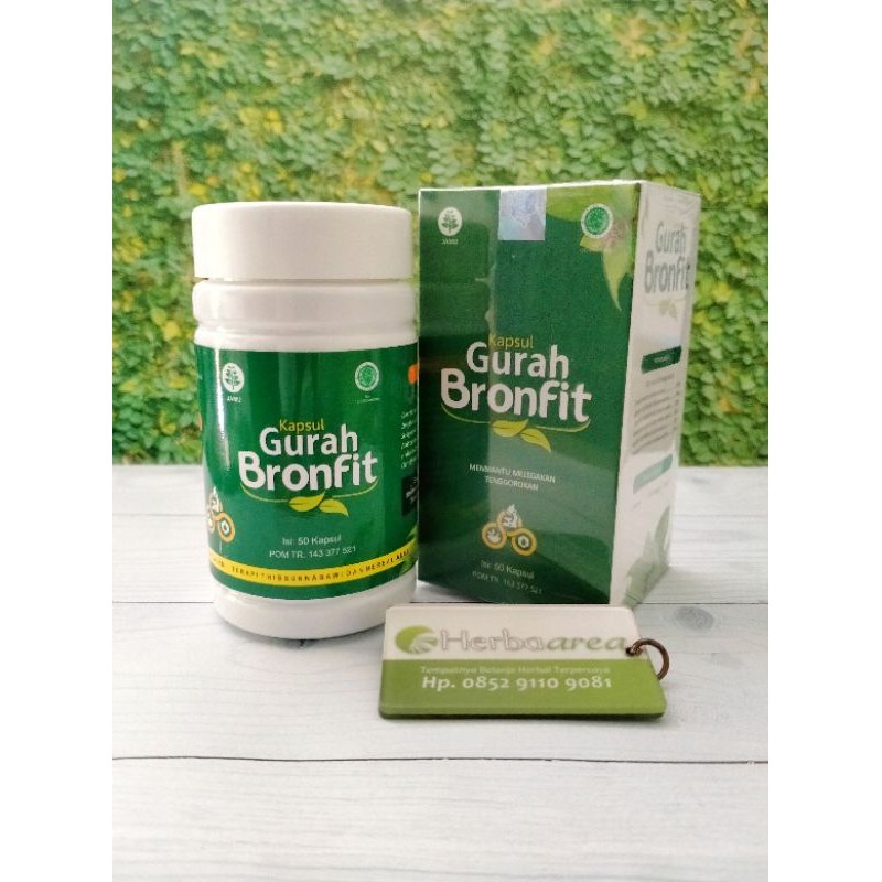 Kapsul Gurah Bronfit Naturafit 100% Original (50 kapsul)
